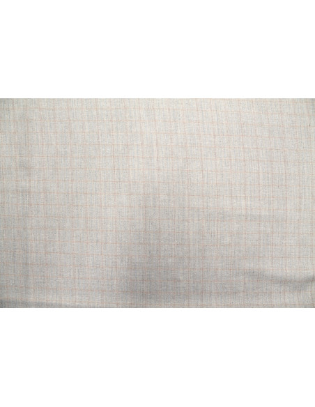 Tissu Costume Tailleur Beige à gros carreaux Orange/Bleu de Qualité, Tissu Au Mètre, Tissu pas cher - Alltissus.com