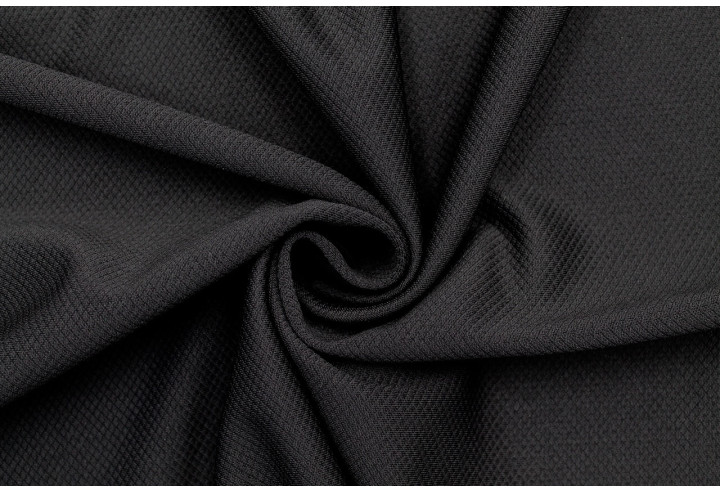 Tissu Maille Piquée Losange Noir de Qualité, Tissu Au Mètre, Tissu pas cher - Alltissus.com