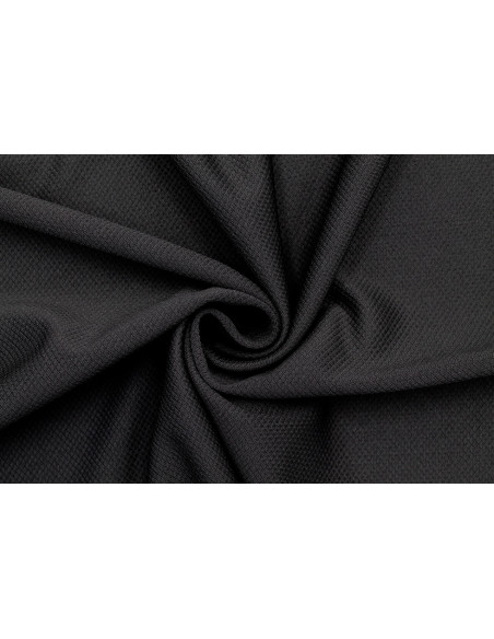 Tissu Maille Piquée Losange Noir de Qualité, Tissu Au Mètre, Tissu pas cher - Alltissus.com