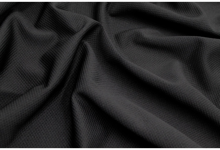 Tissu Maille Piquée Losange Noir de Qualité, Tissu Au Mètre, Tissu pas cher - Alltissus.com