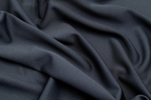 Tissu Maille Piquée Losange Marine de Qualité, Tissu Au Mètre, Tissu pas cher - Alltissus.com 2
