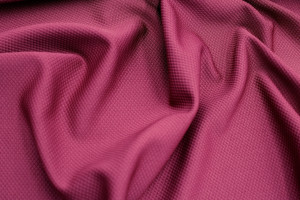 Tissu Maille Piquée Losange Framboise de Qualité, Tissu Au Mètre, Tissu pas cher - Alltissus.com 2