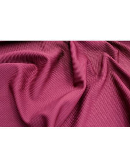 Tissu Maille Piquée Losange Framboise de Qualité, Tissu Au Mètre, Tissu pas cher - Alltissus.com