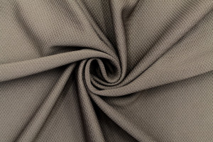 Tissu Maille Piquée Losange Taupe de Qualité, Tissu Au Mètre, Tissu pas cher - Alltissus.com