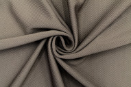 Tissu Maille Piquée Losange Taupe de Qualité, Tissu Au Mètre, Tissu pas cher - Alltissus.com