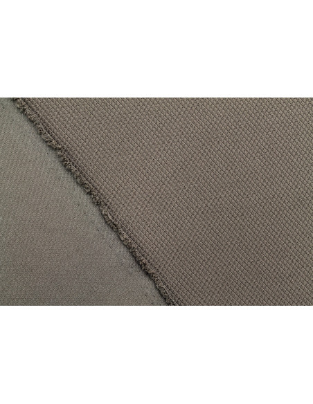 Tissu Maille Piquée Losange Taupe de Qualité, Tissu Au Mètre, Tissu pas cher - Alltissus.com