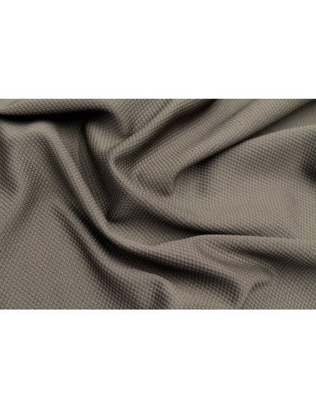 Tissu Maille Piquée Losange Taupe de Qualité, Tissu Au Mètre, Tissu pas cher - Alltissus.com
