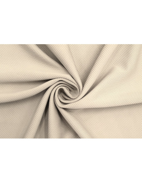Tissu Maille Piquée Losange Beige clair de Qualité, Tissu Au Mètre, Tissu pas cher - Alltissus.com