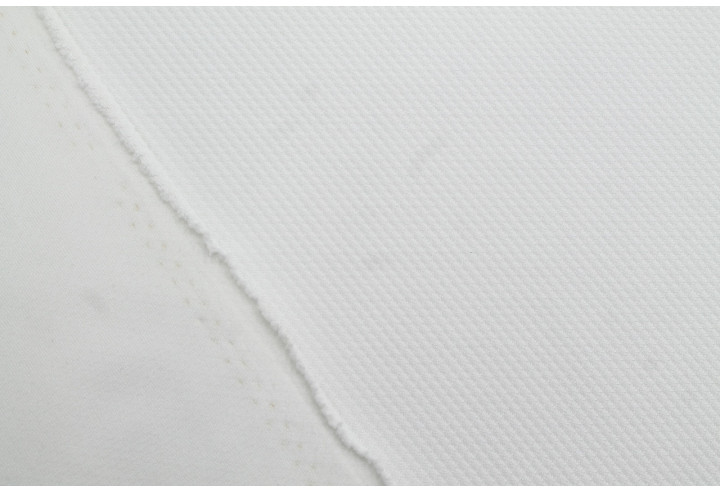 Tissu Maille Piquée Losange Blanc cassé de Qualité, Tissu Au Mètre, Tissu pas cher - Alltissus.com