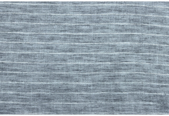 Tissu Voile Aspect Lin Rayure Lurex Noir de Qualité, Tissu au mètre pas cher - Alltissus.com