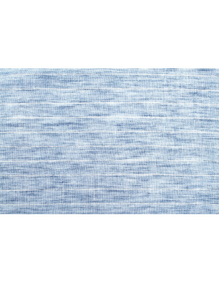 Tissu Voile Aspect Lin Rayure Lurex Ciel de Qualité, Tissu au mètre pas cher - Alltissus.com