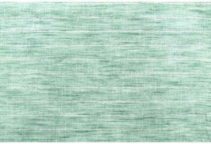Tissu Voile Aspect Lin Rayure Lurex Vert d'eau de Qualité, Tissu au mètre pas cher - Alltissus.com