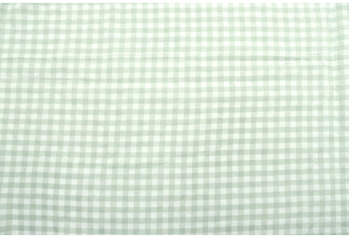 Tissu Fil Teint Polycoton Carreaux Tilleul de Qualité, Tissu au mètre, Tissu pas cher - Alltissus.com