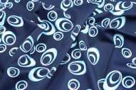 Tissu Lycra Maillot de Bain Galets Marine de Qualité, Tissu au mètre, Tissu pas cher - Alltissus.com