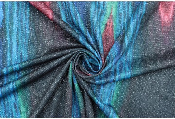 Tissu Lycra Souple Lurex Forest de Qualité, Tissu au mètre, Tissu pas cher - Alltissus.com