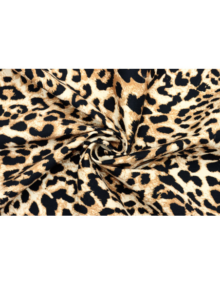 Tissu Gabardine Coton Imprimée Léopard de Qualité, Tissu au mètre, Tissu pas cher - Alltissus.com