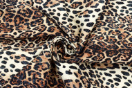 Tissu Gabardine Coton Imprimée Panthère de Qualité, Tissu au mètre, Tissu pas cher - Alltissus.com