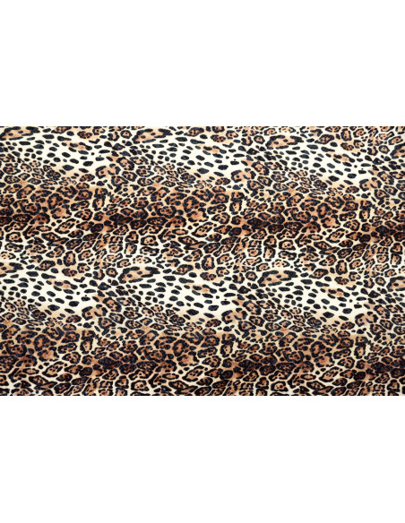 Tissu Gabardine Coton Imprimée Panthère de Qualité, Tissu au mètre, Tissu pas cher - Alltissus.com
