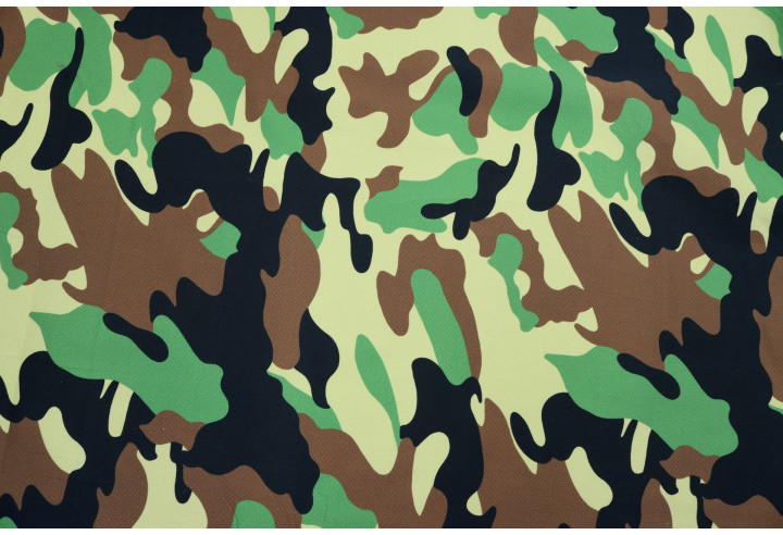 Tissu Popeline Coton Extensible Imprimée Militaire Kaki de Qualité, Tissu au mètres, Tissu pas cher - Alltissus.com