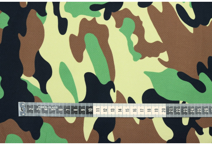 Tissu Popeline Coton Extensible Imprimée Militaire Kaki de Qualité, Tissu au mètres, Tissu pas cher - Alltissus.com