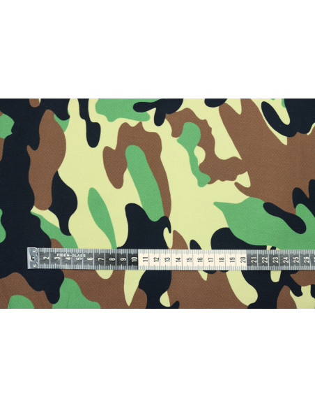 Tissu Popeline Coton Extensible Imprimée Militaire Kaki de Qualité, Tissu au mètres, Tissu pas cher - Alltissus.com