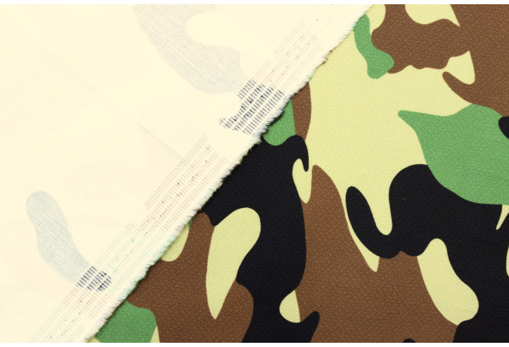 Tissu Popeline Coton Extensible Imprimée Militaire Kaki de Qualité, Tissu au mètres, Tissu pas cher - Alltissus.com