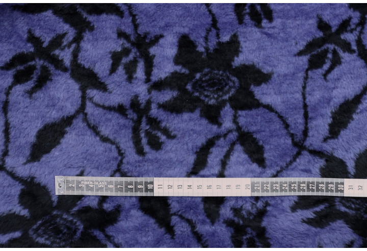 Tissu Fausse Fourrure Douce Fleur Marine de Qualité, Tissus au mètre, Tissus pas cher - Alltissus.com