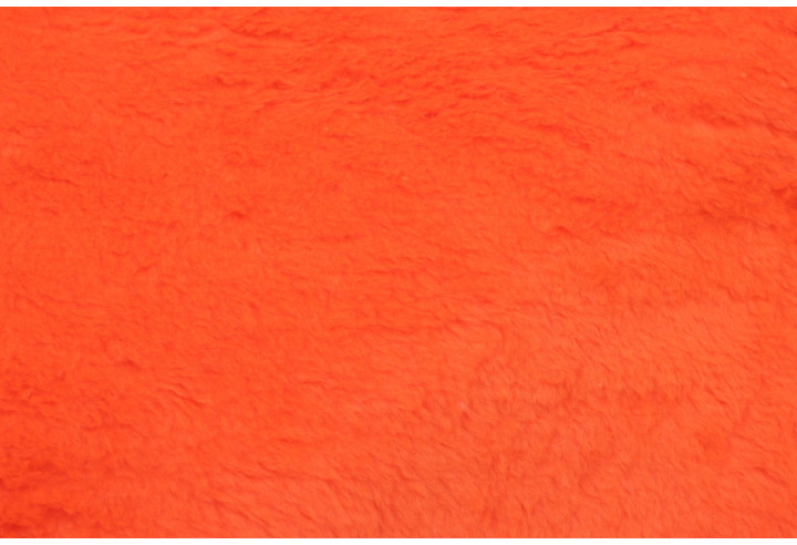 Tissu Fausse Fourrure Douce Orange Vif de Qualité, Tissus au mètre, Tissus pas cher - Alltissus.com