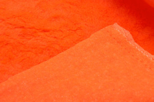 Tissu Fausse Fourrure Douce Orange Vif de Qualité, Tissus au mètre, Tissus pas cher - Alltissus.com 2
