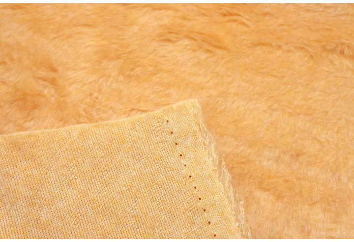 Tissu Fausse Fourrure Douce Camel de Qualité, Tissus au mètre, Tissus pas cher - Alltissus.com