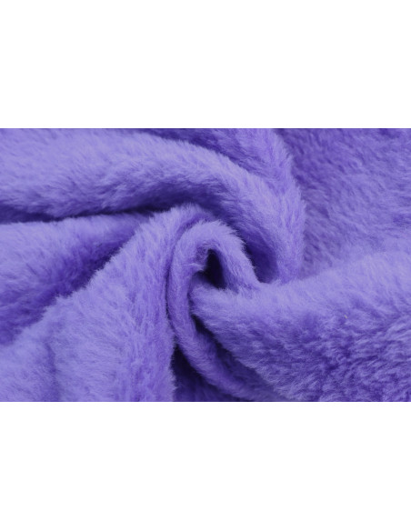 Tissu Fausse Fourrure Douce Violine de Qualité, Tissus au mètre, Tissus pas cher - Alltissus.com