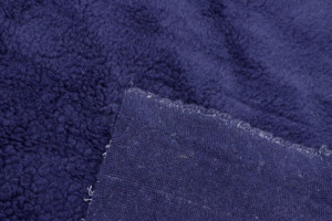 Tissu Fausse Fourrure Peluche Marine de Qualité, Tissus au mètre, Tissus pas cher - Alltissus.com 2