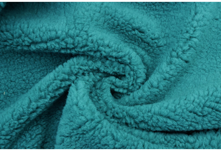 Tissu Fausse Fourrure Peluche Pétrole de Qualité, Tissus au mètre, Tissus pas cher - Alltissus.com
