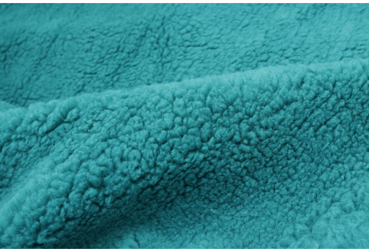 Tissu Fausse Fourrure Peluche Pétrole de Qualité, Tissus au mètre, Tissus pas cher - Alltissus.com