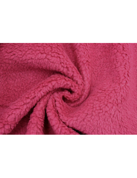 Tissu Fausse Fourrure Peluche Fuchsia de Qualité, Tissus au mètre, Tissus pas cher - Alltissus.com