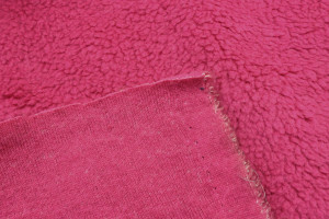 Tissu Fausse Fourrure Peluche Fuchsia de Qualité, Tissus au mètre, Tissus pas cher - Alltissus.com 2