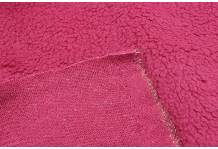 Tissu Fausse Fourrure Peluche Fuchsia de Qualité, Tissus au mètre, Tissus pas cher - Alltissus.com