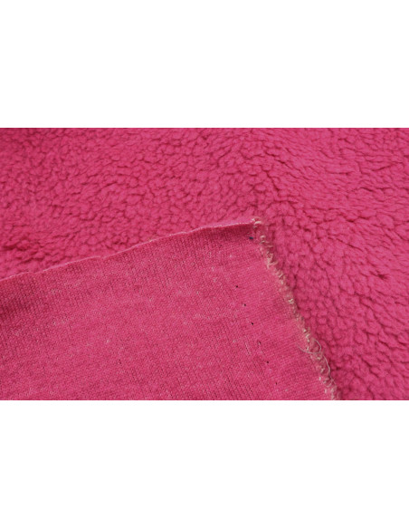 Tissu Fausse Fourrure Peluche Fuchsia de Qualité, Tissus au mètre, Tissus pas cher - Alltissus.com