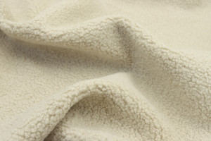Tissu Fausse Fourrure Teddy Beige de Qualité, Tissus au mètre, Tissus pas cher - Alltissus.com 2