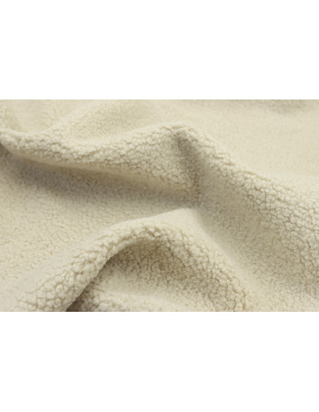 Tissu Fausse Fourrure Teddy Beige de Qualité, Tissus au mètre, Tissus pas cher - Alltissus.com
