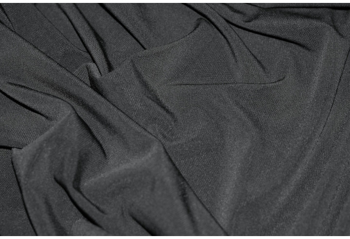 Tissu "Lycra" Pitch Noir Au Mètre