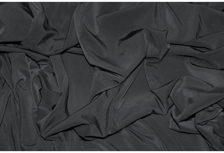 Tissu "Lycra" Venezia Noir Au Mètre