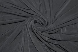 Tissu "Lycra" Venezia Noir Au Mètre