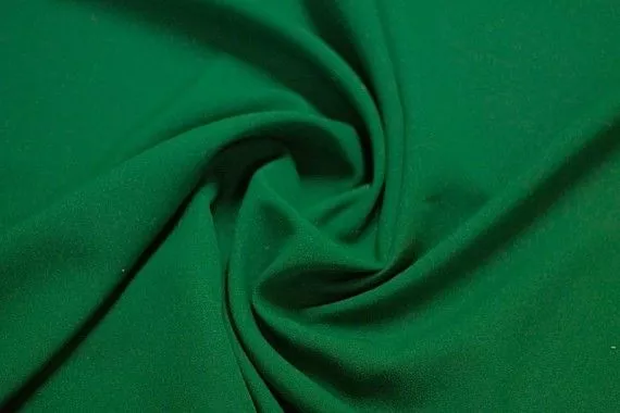 Tissu Burlington infroissable Uni Vert -Au Mètre