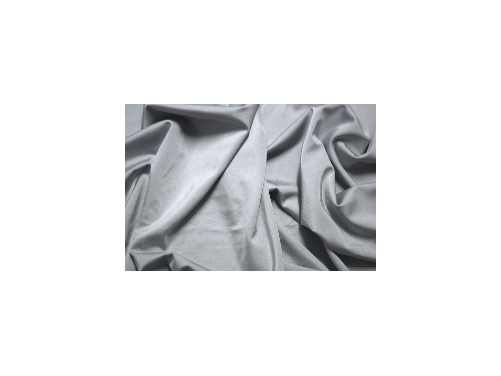 Tissu Lycra Extensible Gris Souris - Coupon 100 X 150 Cm Pour Vêtements