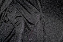 Tissu Lycra Brillant Noir -Coupon de 3 mètres