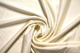 Tissu Lycra Brillant Ecru -Coupon de 3 mètres