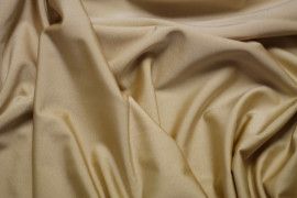 Tissu Lycra Brillant Beige -Coupon de 3 mètres