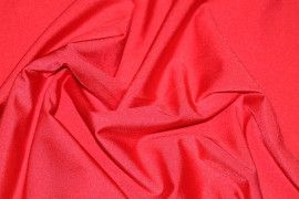 Tissu Lycra Brillant Rouge Vif -Coupon de 3 metres