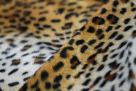 Fourrure synthétique léopard